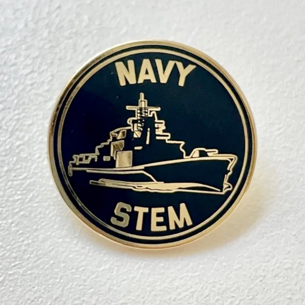 NAVY STEM Enamel Collectors Pin 🇺🇸